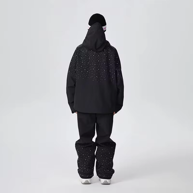 New Adult Winter Ski Sport Single Double Snowboard Windproof Cold Resistant Wear-resistant Sets Top Pants Trendy Female Clothing