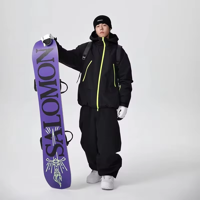 Winter Cold Outdoor Loose Ski Clothing Man Warm Breathable Windproof Women's Snowboard Clothing Waterproof Wear Resistant Sets