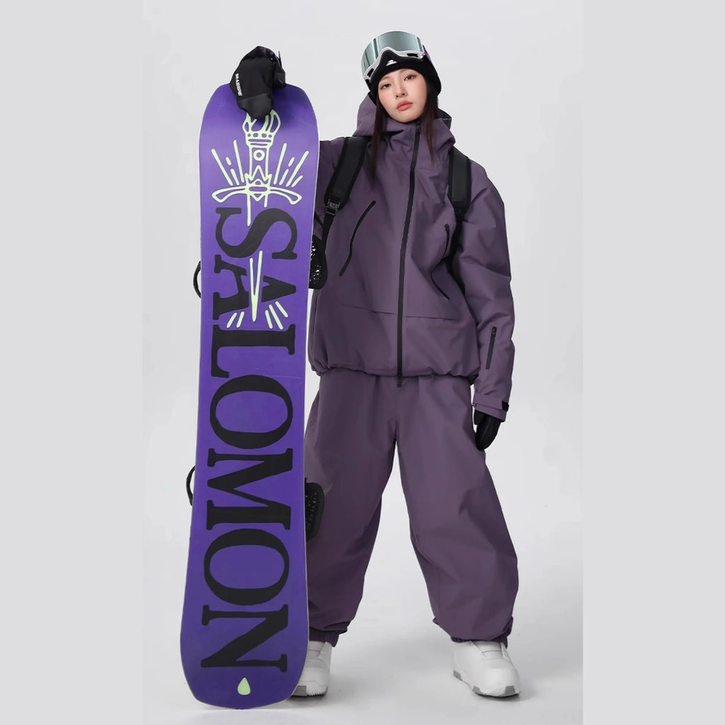 Winter Cold Outdoor Loose Ski Clothing Man Warm Breathable Windproof Women's Snowboard Clothing Waterproof Wear Resistant Sets