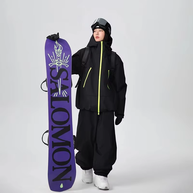 Winter Cold Outdoor Loose Ski Clothing Man Warm Breathable Windproof Women's Snowboard Clothing Waterproof Wear Resistant Sets