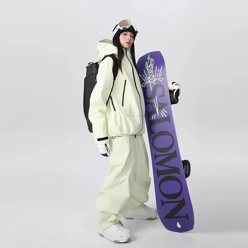 Winter Cold Outdoor Loose Ski Clothing Man Warm Breathable Windproof Women's Snowboard Clothing Waterproof Wear Resistant Sets