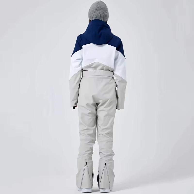 Winter New Skiing Suites Outdoor Waterproof Clothes Alpine Sport Costume Women's Ski Warm Up Tracksuit Slimming Snow Jumpsuit