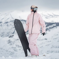 New Couple's Solid Color Snowboard Ski Suit Set Men's Outdoor Waterproof Windproof Women's Winter Warm Breathable Snow Clothes