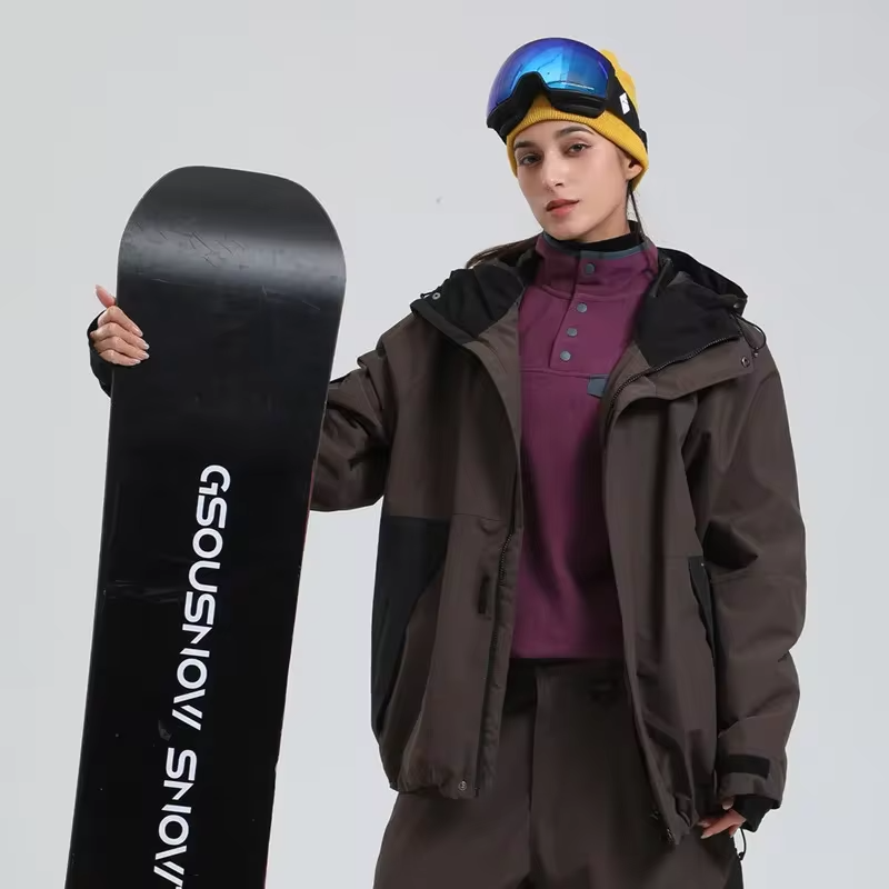 2026 Women's Winter Baggy Snowboard Skiing Jackets Outdoor Windproof Waterproof Thermal Warm Coat Windbreaker Outwear Casual Men