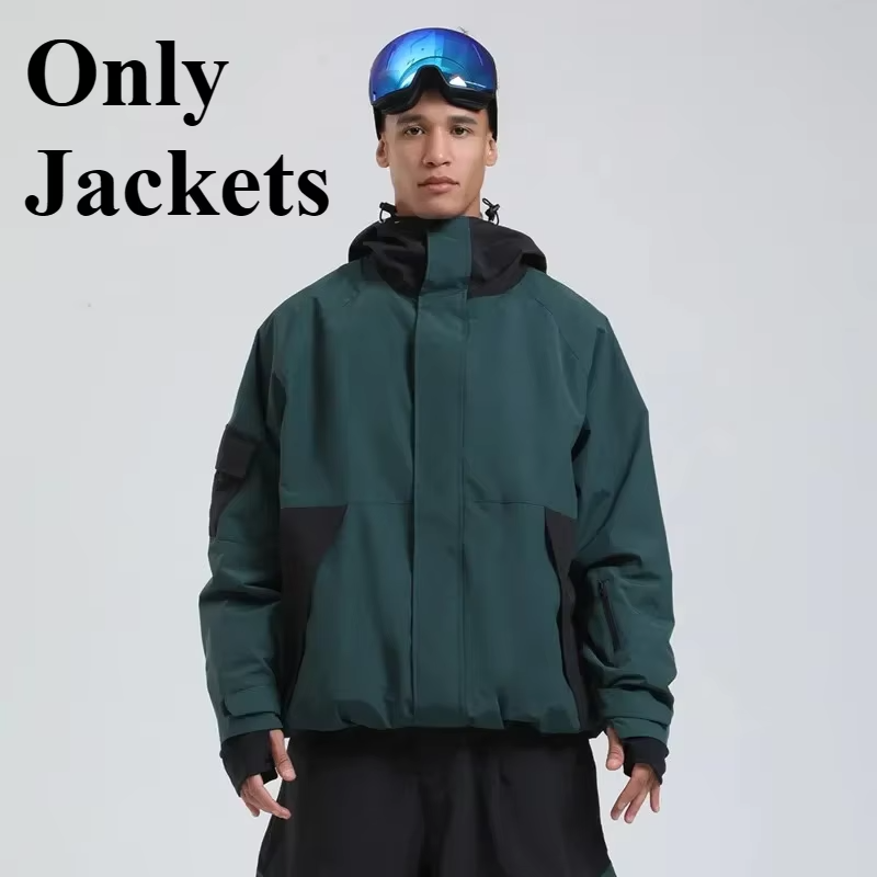 2026 Women's Winter Baggy Snowboard Skiing Jackets Outdoor Windproof Waterproof Thermal Warm Coat Windbreaker Outwear Casual Men