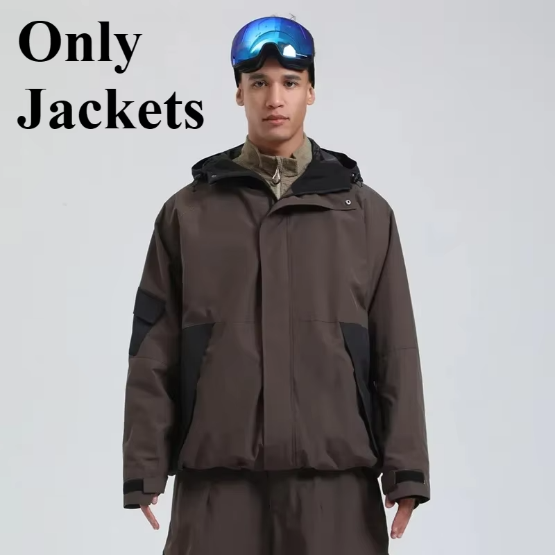 2026 Women's Winter Baggy Snowboard Skiing Jackets Outdoor Windproof Waterproof Thermal Warm Coat Windbreaker Outwear Casual Men