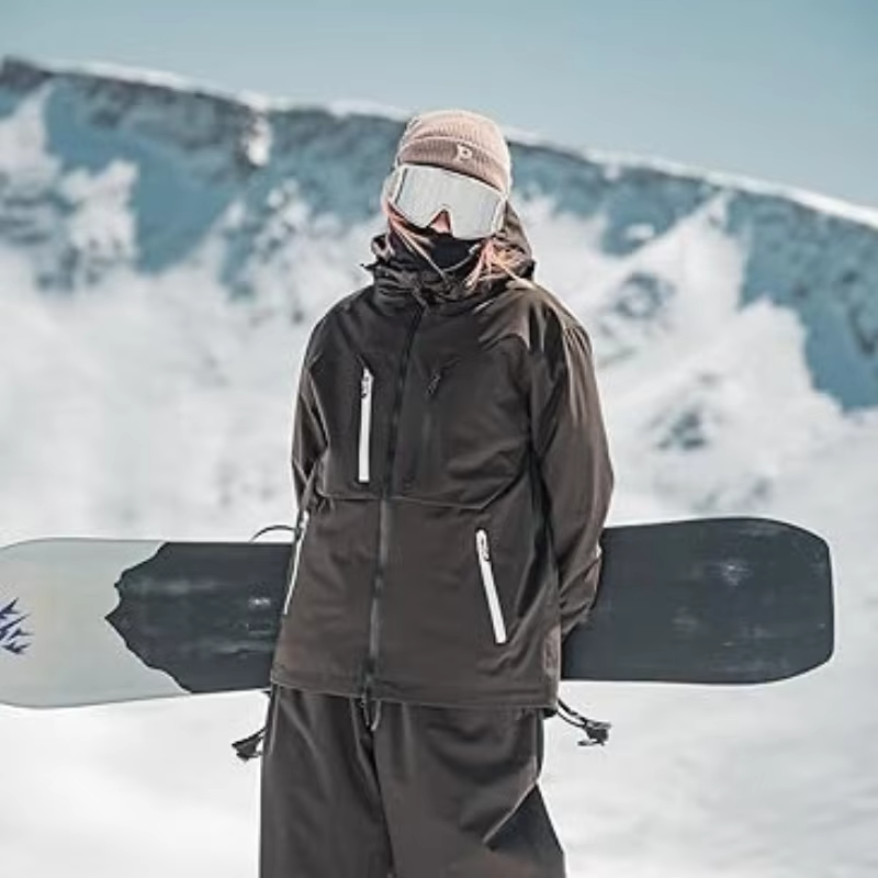 2026 Men's Ski Jackets Waterproof Snowboard Jackets Windproof Baggy Snowboarding Coats Winter Outdoor Sport Snow Hooded New  Top