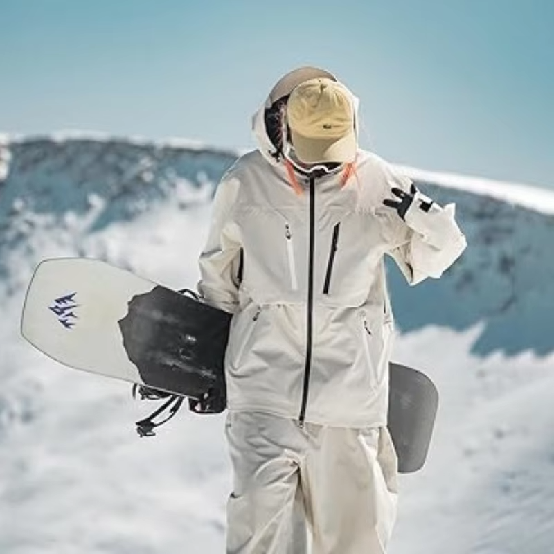 2026 Men's Ski Jackets Waterproof Snowboard Jackets Windproof Baggy Snowboarding Coats Winter Outdoor Sport Snow Hooded New  Top