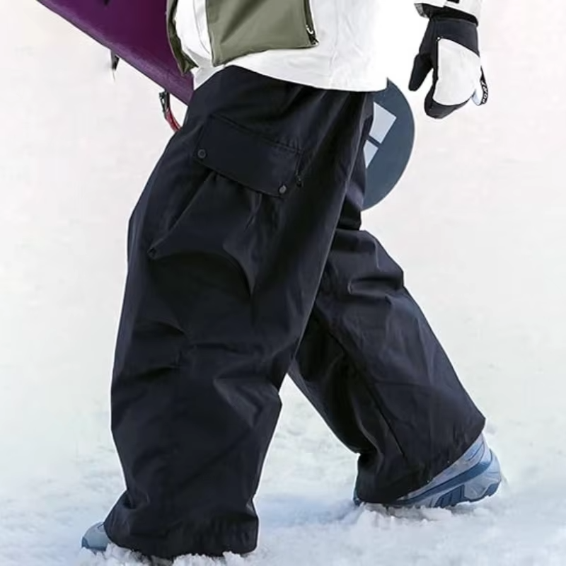 2026 Women Men Ski Pants Snowboard Pant Super Baggy Snowboarding Loose Snow Sports Insulation Waterproof Windproof Outdoor