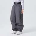 2026 Winter Women Skiing Pants Loose Warm Sport Solid Windproof Breathable Waterproof Ski Pant Men Wear-resistant Snowboard Wear