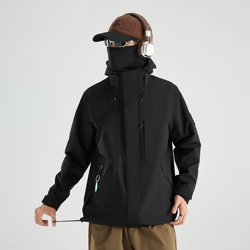 Couple outdoor three-in-one two-piece jacket windproof waterproof couple hiking suit outdoor camping men and women's suits