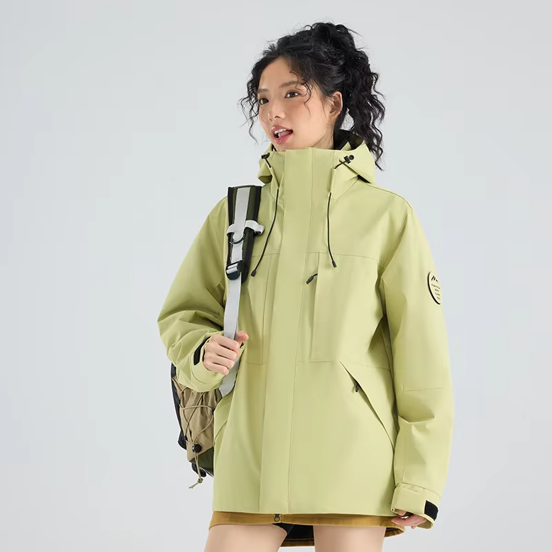Couple outdoor three-in-one two-piece jacket windproof waterproof couple hiking suit outdoor camping men and women's suits