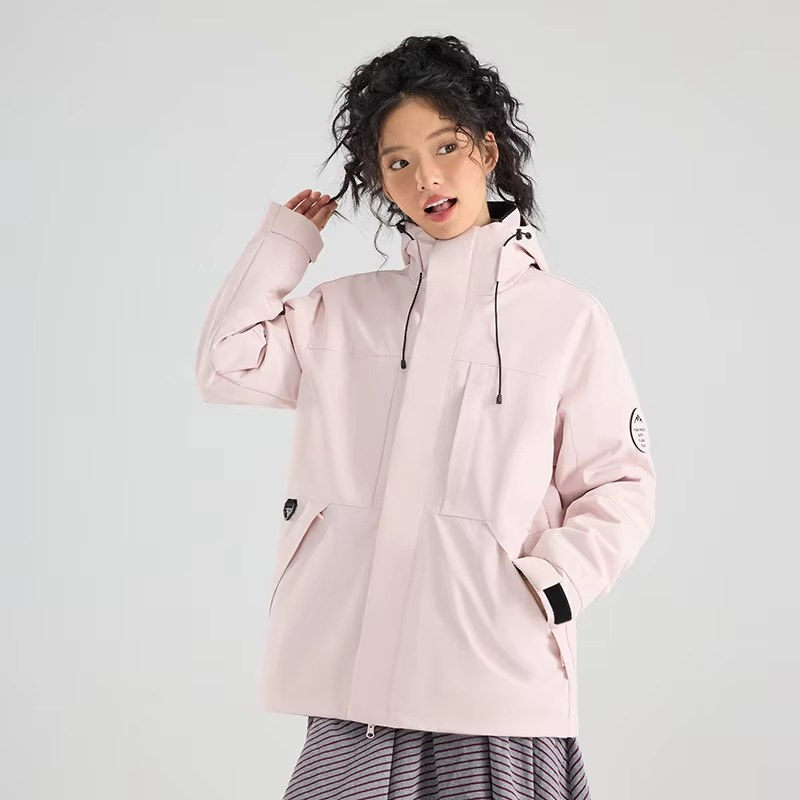 Couple outdoor three-in-one two-piece jacket windproof waterproof couple hiking suit outdoor camping men and women's suits