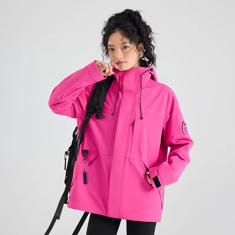 Couple outdoor three-in-one two-piece jacket windproof waterproof couple hiking suit outdoor camping men and women's suits