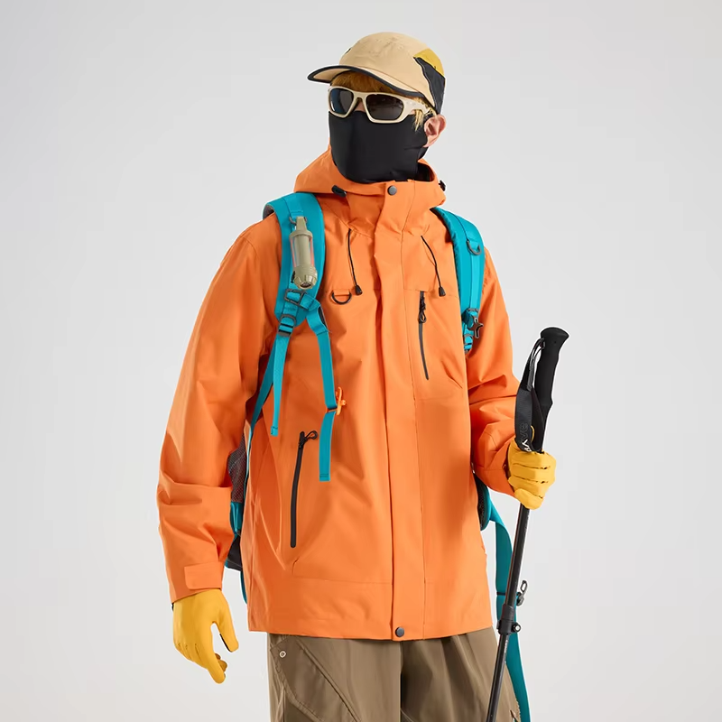 New Outdoor Jacket For Men And Women The Same Fleece Three-In-One Running Mountaineering Jacket For Autumn And Winter Fishing