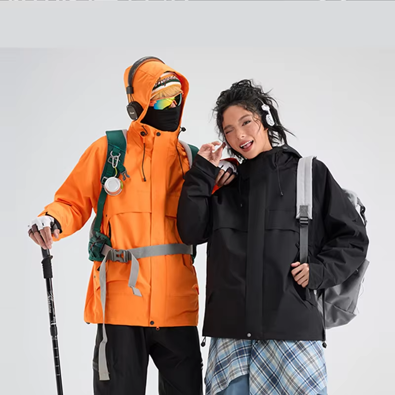 High-End Three-in-One Outdoor Assault Jacket Unisex Windproof Water-Repellent Autumn Winter Coat
