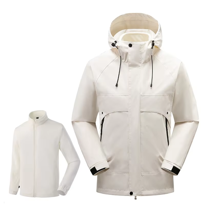 High-End Three-in-One Outdoor Assault Jacket Unisex Windproof Water-Repellent Autumn Winter Coat