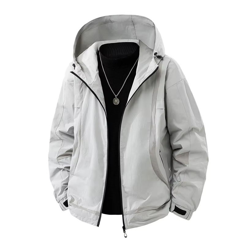 2026 Spring New Arrival: Women's Coat Hooded High-Quality Outdoor Jacket Casual, Camping, Hiking Loose Unisex Windbreaker Jacket