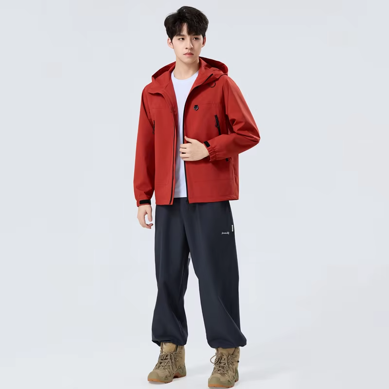 CHRLCK Men Women's Hiking Jacket Waterproof Camping Trekking Fishing Oilproof Clothes Outdoor Sport Windbreaker Wear-resistant