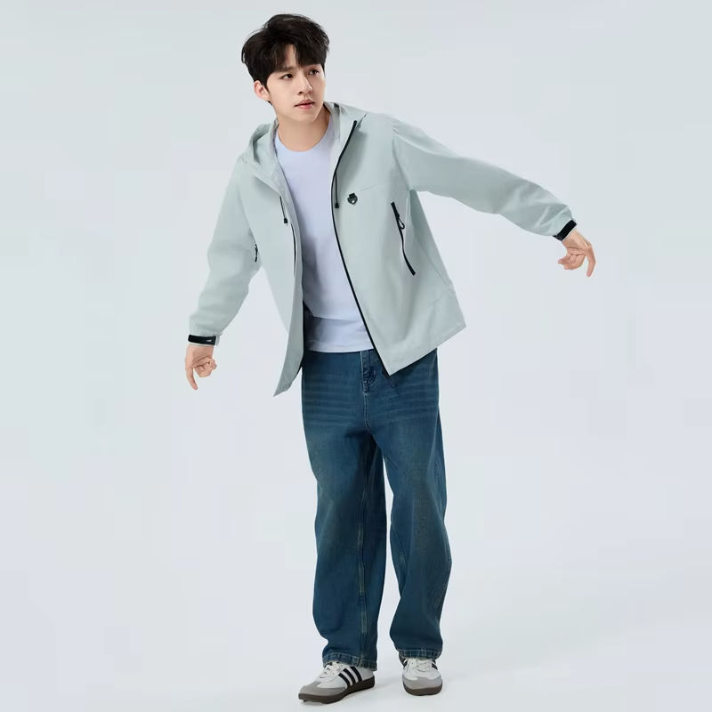 CHRLCK Men Women's Hiking Jacket Waterproof Camping Trekking Fishing Oilproof Clothes Outdoor Sport Windbreaker Wear-resistant
