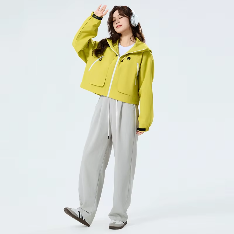 CHRLCK Men Women's Hiking Jacket Waterproof Camping Trekking Fishing Oilproof Clothes Outdoor Sport Windbreaker Wear-resistant