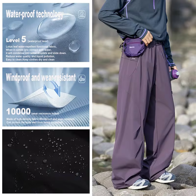 2026 New Men's And Women's Spring And Autumn Mountaineering Paratrooper Cargo Pants Casual Pants Anti-splash And Water Repellent
