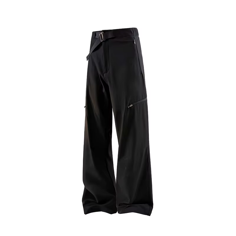 Autumn Hiking Pants Women Outdoor Waterproof Zipper Pocket Camping Sports Pants With Belt Solid Cycling Trekking Cargo Trousers