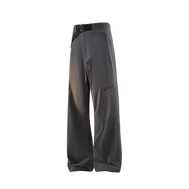 Autumn Hiking Pants Women Outdoor Waterproof Zipper Pocket Camping Sports Pants With Belt Solid Cycling Trekking Cargo Trousers