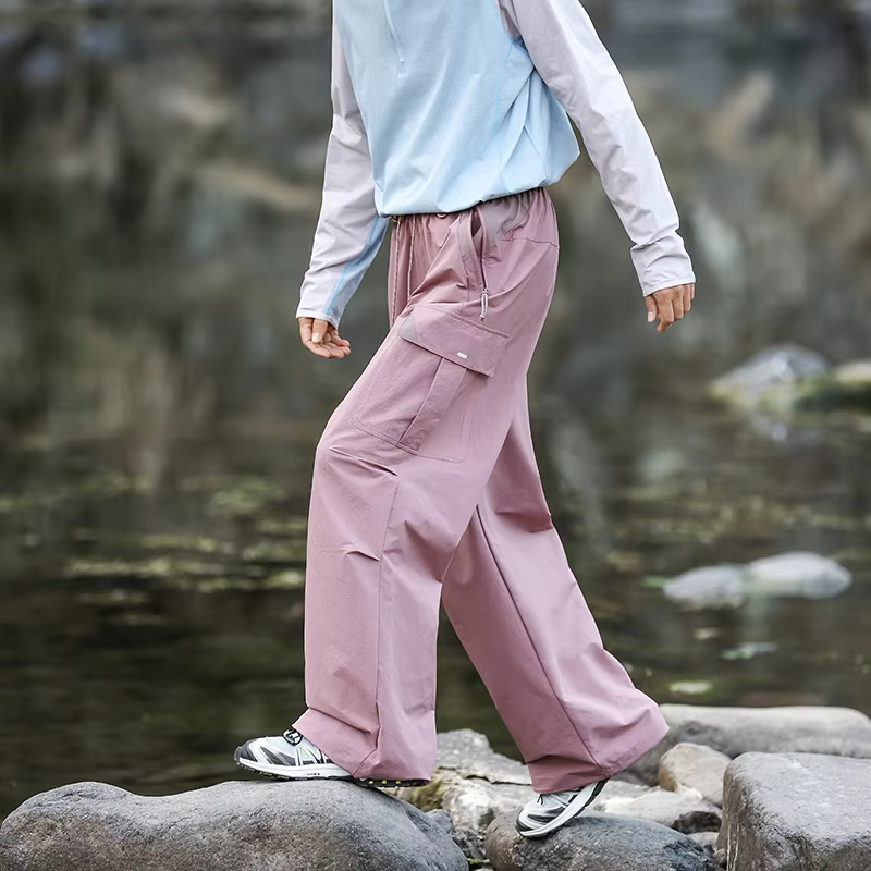CHRLCK Unisex Cargo Pants Waterproof Abrasion Resistant Hiking Pants Quick Dry Camping Fishing Trekking Outdoor Trousers