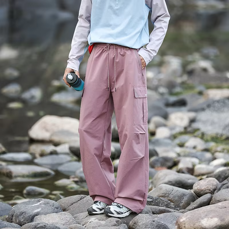 CHRLCK Unisex Cargo Pants Waterproof Abrasion Resistant Hiking Pants Quick Dry Camping Fishing Trekking Outdoor Trousers
