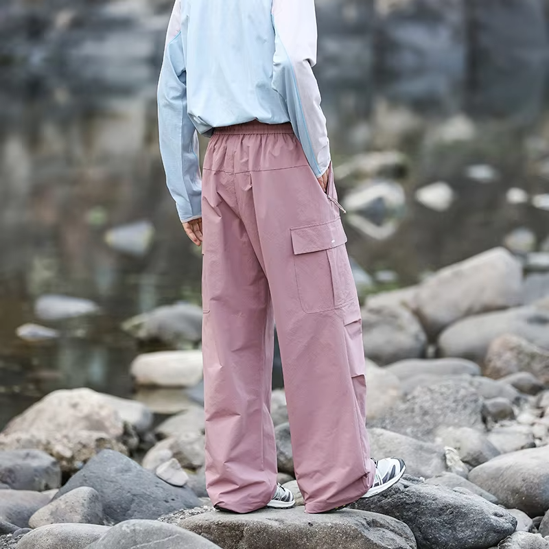 CHRLCK Unisex Cargo Pants Waterproof Abrasion Resistant Hiking Pants Quick Dry Camping Fishing Trekking Outdoor Trousers