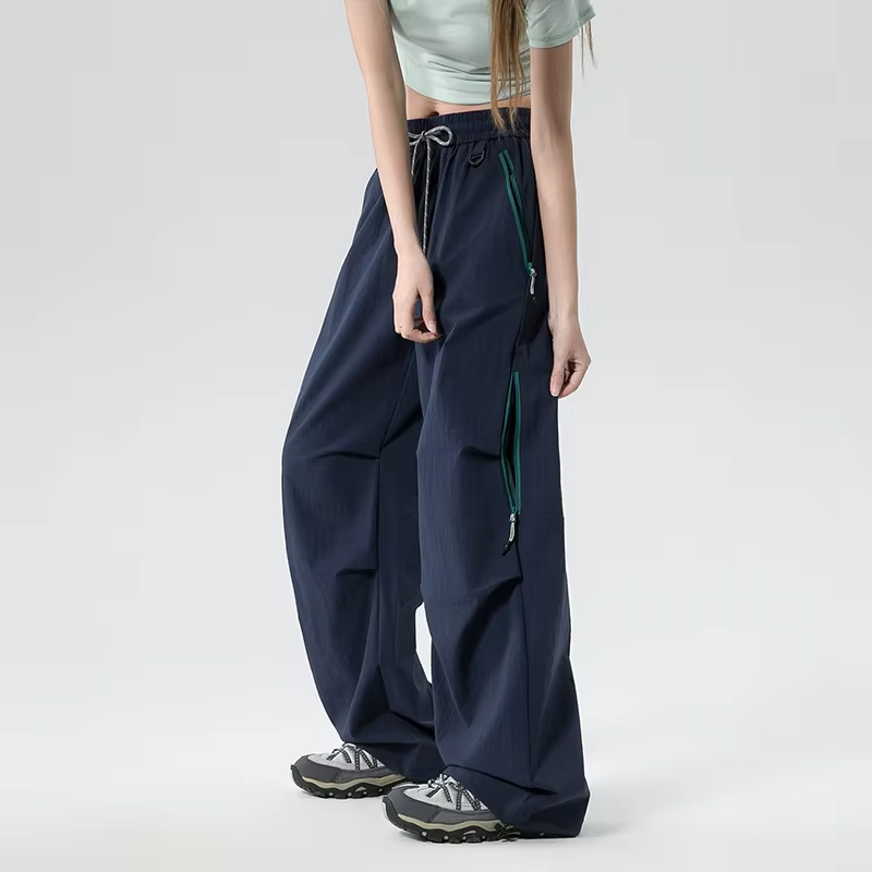 CHRLCK Quick Drying Hiking Pants Women Summer Mountaineering Cargo Pants Breathable Fishing Camping Cycling Trekking Trousers