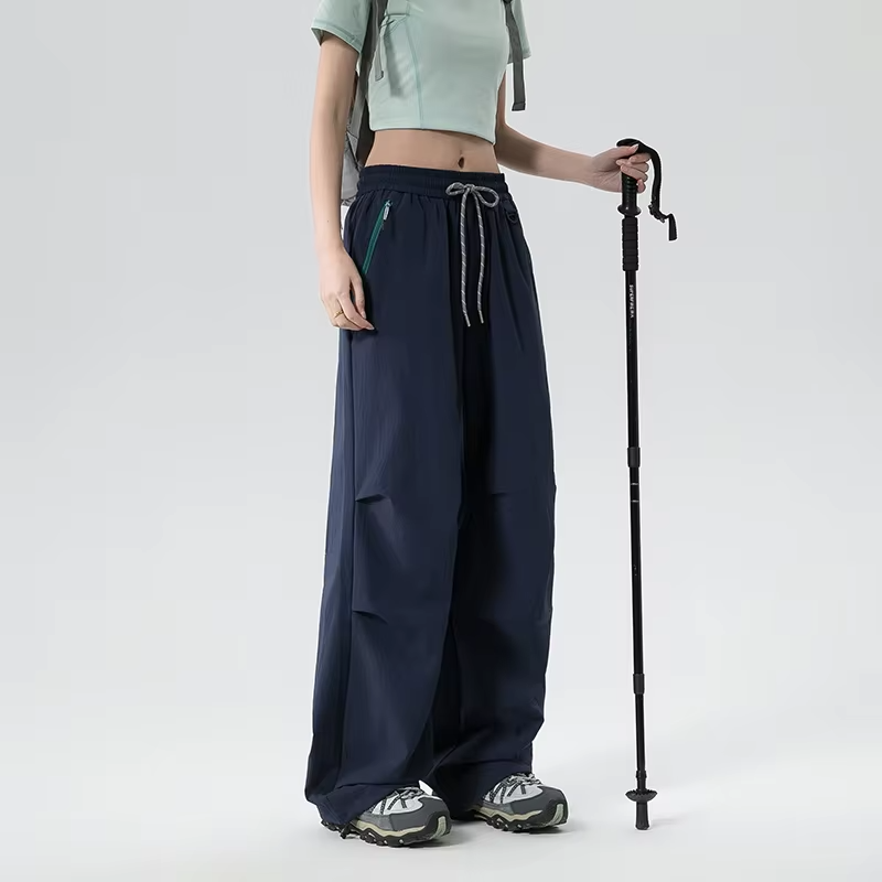 CHRLCK Quick Drying Hiking Pants Women Summer Mountaineering Cargo Pants Breathable Fishing Camping Cycling Trekking Trousers