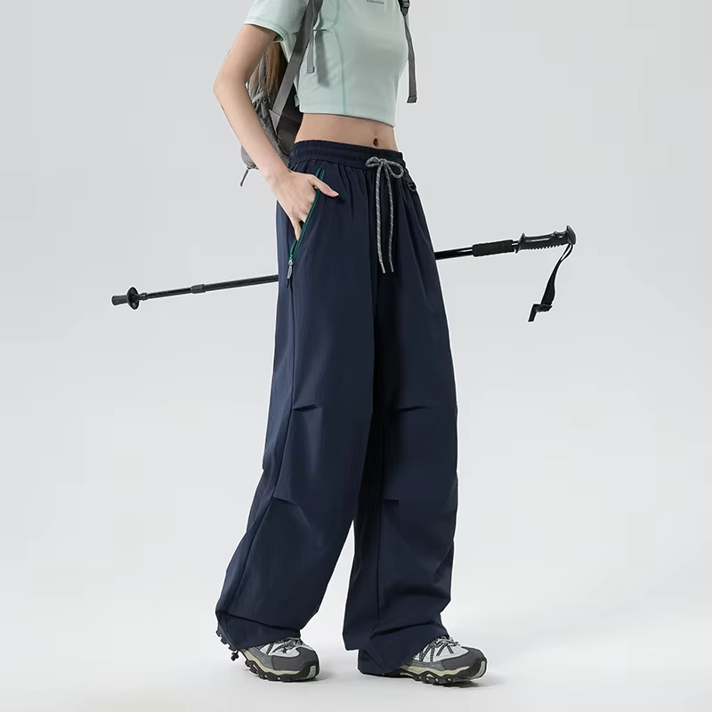 CHRLCK Quick Drying Hiking Pants Women Summer Mountaineering Cargo Pants Breathable Fishing Camping Cycling Trekking Trousers