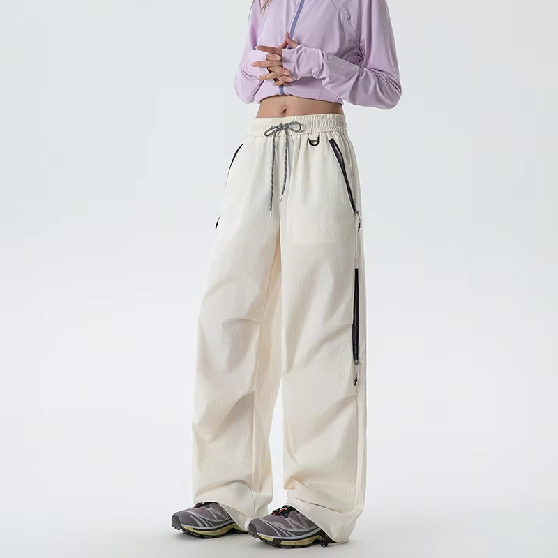 CHRLCK Quick Drying Hiking Pants Women Summer Mountaineering Cargo Pants Breathable Fishing Camping Cycling Trekking Trousers