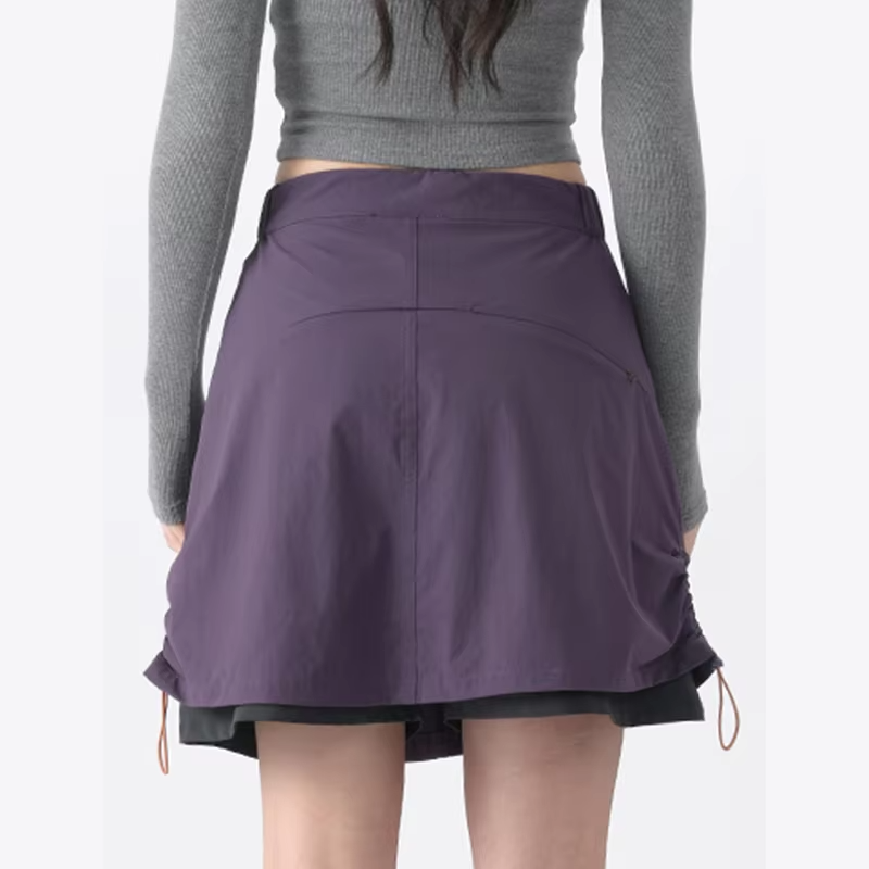 LNGXO  Quick-Dry Sports Shorts Women Summer Outdoor Hiking Camping Climbing Stretch Shorts Skirt Lightweight Cargo Culottes