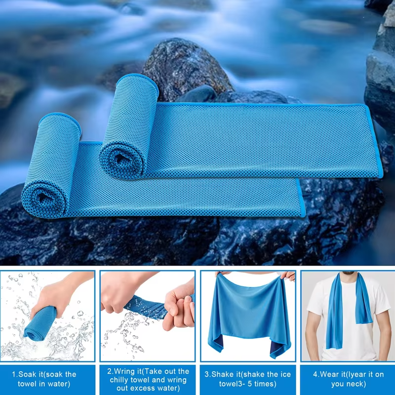 2026 1PC outdoor microfiber quick-drying exercise cooling ice towel cold sports towel fitness cool towel camping