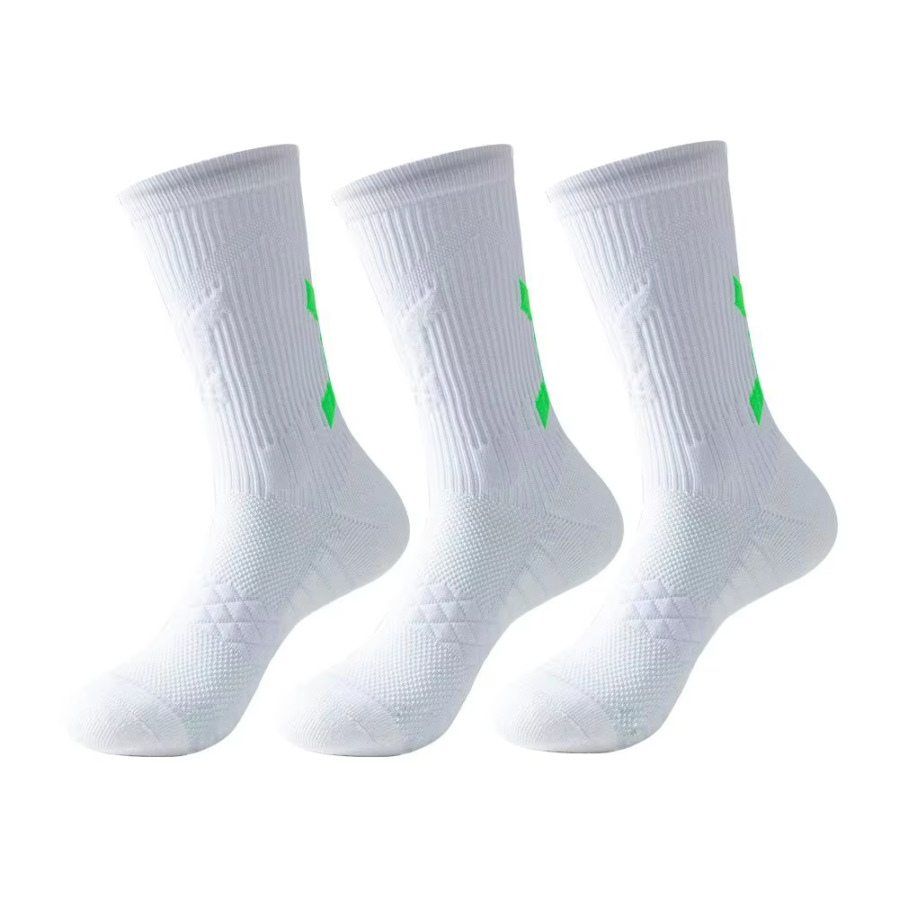 Men's professional basketball training elite Breathable quick drying towel bottom wicking sweat sports pressure sock