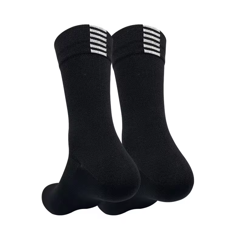 5 Pairs Professional Cycling Socks Men's Outdoor Sports Quick-Drying Bicycle Socks Sweat Absorbing Breathable Running Socks